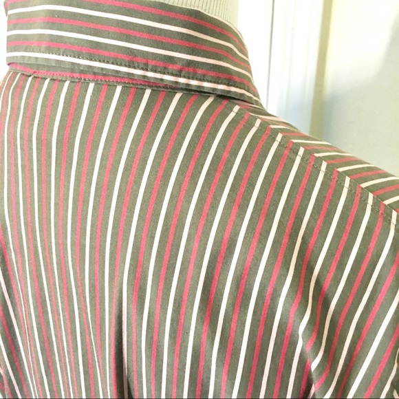 Lacoste Collared Button Front Stripe Shirt - Picture 5 of 8